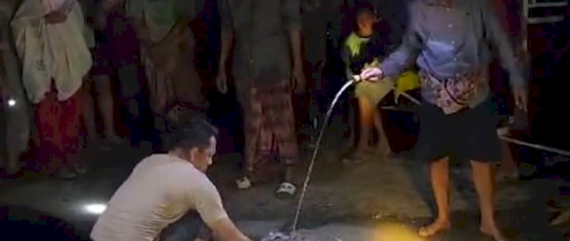 Heboh! Buaya Sepanjang 2 Meter Masuk Pemukiman Warga di Desa Tocina