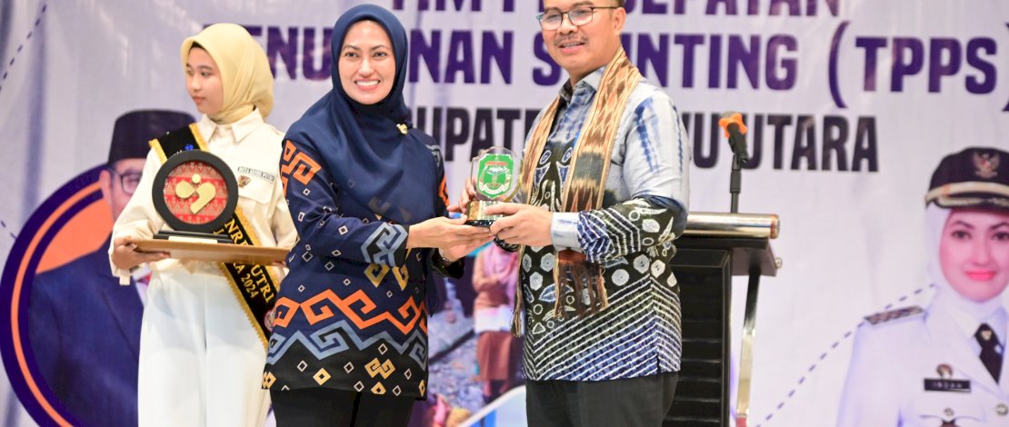 Bupati Luwu Utara Dapat Apresiasi atas Keberhasilan Penurunan Stunting Tertinggi di Sulsel