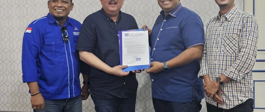 Partai Demokrat Resmi Serahkan Surat Tugas ke Chaidir-Suhartina: Maros Menginginkan Periode Kedua