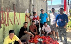 Semarak KNPI Kota Makassar Kurban di Hari Kedua Idul Adha