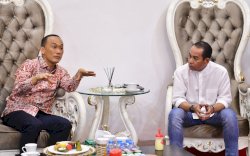 Silaturahmi ke Kediaman Kapolda Sulsel, Pj Gubernur Prof Zudan Dukung Program Prioritas Kapolri