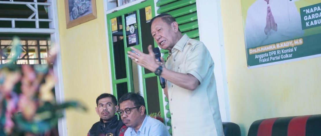 Anggota DPR RI, Hamka B Kady, menggelar Sosialisasi 4 Pilar Kebangsaan, di Kabupaten Bantaeng, Sabtu, 22 Juni 2024. 