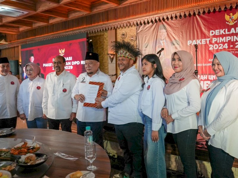 Senator Petahana dan Anggota DPD RI Terpilih Kompak Dukung Paket Pimpinan, LaNyalla, Nono, Elviana dan Tamsil Linrung 