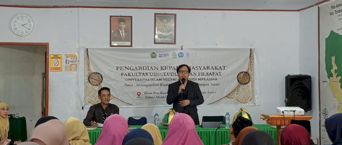 Fakultas Ushuluddin dan Filsafat UIN Alauddin Makassar melakukan pengabdian kepada masyarakat di Desa Pao, Kecamatan Tombolo Pao, Kabupaten Gowa. Fakultas Ushuluddin dan Filsafat UIN Alauddin Makassar melakukan pengabdian kepada masyarakat di Desa Pao, Kecamatan Tombolo Pao, Kabupaten Gowa.