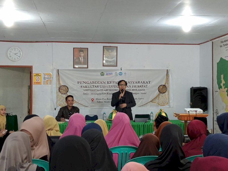 Fakultas Ushuluddin dan Filsafat UIN Alauddin Gelar Kegiatan Pengabdian Masyarakat di Tombolo Pao