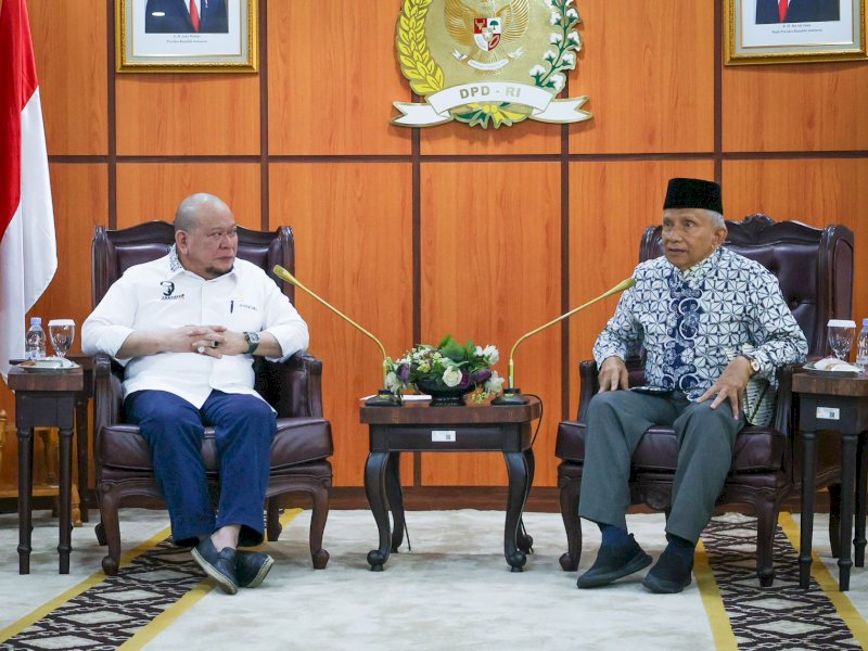 Hadiri Undangan DPD RI, Amien Rais Dukung Amandemen Ulang Konstitusi