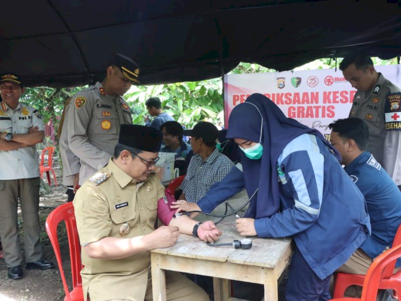 Sambut Hari Bhayangkara, Huadi Group Gelar Pemeriksaan Kesehatan Gratis