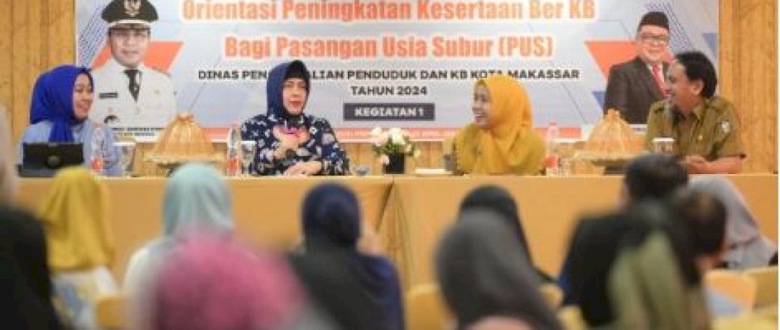 Ketua TP PKK Makassar Dorong Masyarakat Bangun Keluarga Berkualitas melalui Sosialisasi KB