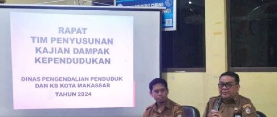 Dinas PPKB Makassar Gelar Rapat Kajian Dampak Kependudukan Bersama SKPD dan BKKBN Sulsel