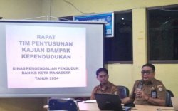 Dinas PPKB Makassar Gelar Rapat Kajian Dampak Kependudukan Bersama SKPD dan BKKBN Sulsel