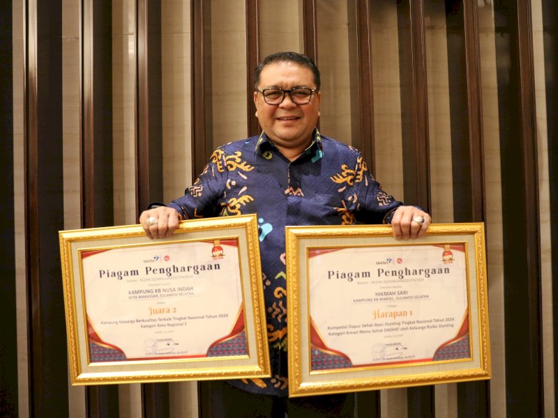 Kalahkan 65 Ribu Peserta, Makassar Raih Juara 2 Tingkat Nasional Kampung KB Terbaik