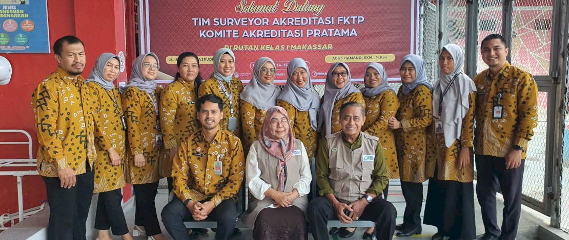 Klinik Dr Sahardjo Rutan Kelas I Makassar telah meraih akreditasi paripurna dari Komite Akreditasi Kesehatan Pratama (KAKP), Lembaga Akreditasi yang melakukan survei akreditasi.