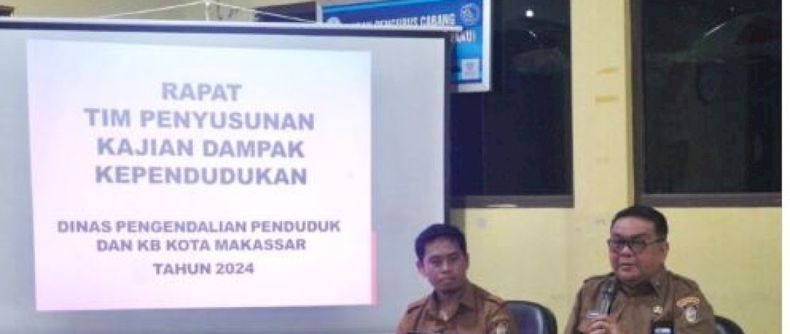 Dinas PPKB Makassar Gelar Rapat Penyusunan Kajian Dampak Kependudukan Bersama SKPD dan BKKBN Sulsel