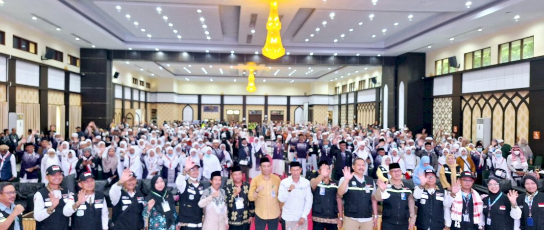 Jemaah haji Debarkasi Makassar saat berada di Asrama Haji Sudiang.(KEMENAG Sulsel) Jemaah haji Debarkasi Makassar saat berada di Asrama Haji Sudiang.(KEMENAG Sulsel)