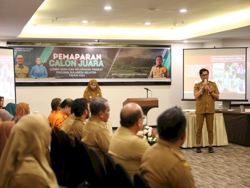 Target Juara, Pj Sekda Turun Langsung Yakinkan Tim Penilai Lomba Kelurahan Tingkat Provinsi Sulsel