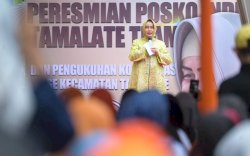 Resmikan Posko Pemenangan di Tamalate, Indira Yusuf Ismail Ajak Warga Lanjutkan Kebaikan