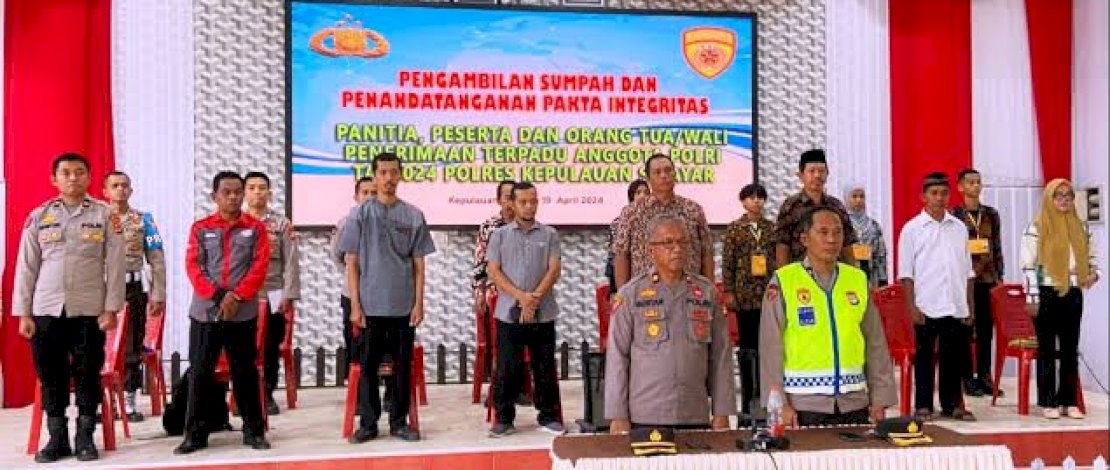 Lima putra Kabupaten Kepulauan Selayar berhasil lulus seleksi Bintara untuk Jalur PTU (Polisi Tugas Umum) Gelombang I Tahun 2024.