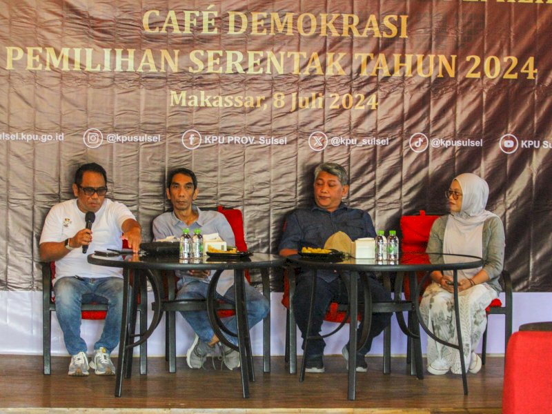 Berantas Hoaks, KPU Sosialisasi dan Pendidikan Pemilih Bertajuk Cafe Demokrasi