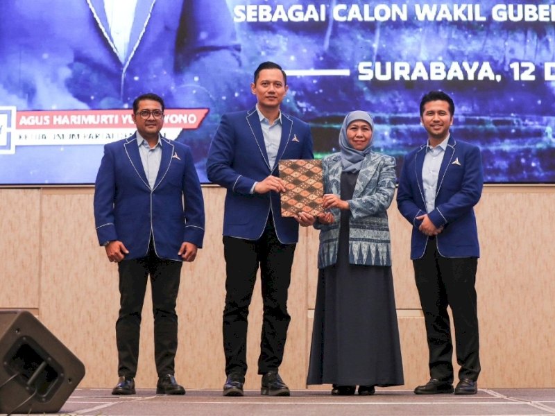 Partai Demokrat Resmi Usung Khofifah dan Emil sebagai Cagub-Cawagub Jawa Timur 2024