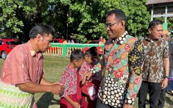 Didampingi Bunda PAUD, Pj Bupati Takalar Gelar Monev Pelaksanaan MPLS di SD Lakatong Pulau 