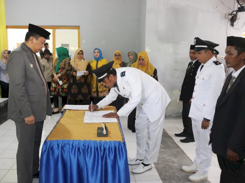 Perpanjang Masa Jabatan, Bupati Basli Ali Harap Kades dan Anggota BPD Tingkatkan Kinerja