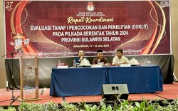 Bawaslu Sampaikan Catatan Evaluasi Tahapan Coklit ke KPU Sulsel
