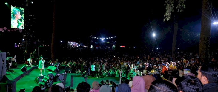 Idgitaf-Govinda Hibur Pengunjung Event Beautiful Malino 2024
