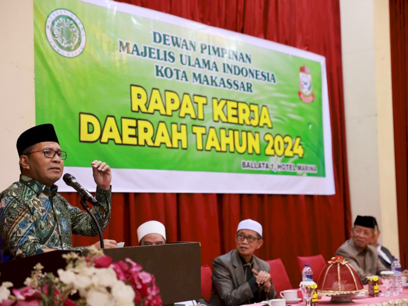Wali Kota Danny Pomanto Buka Rapat Kerja Daerah MUI Kota Makassar