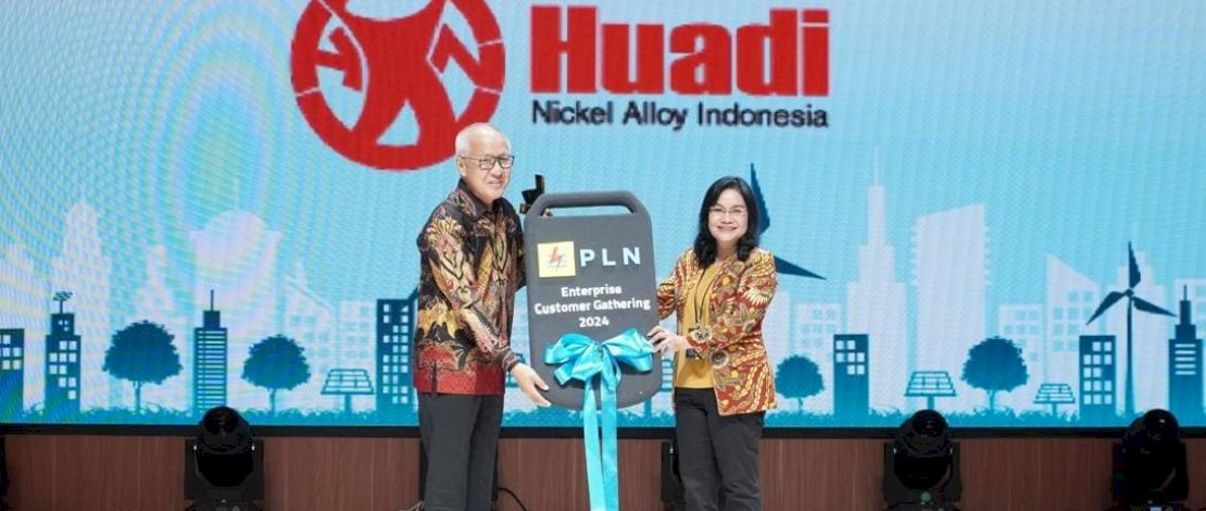 PT Huadi Nickel Alloy Indonesia atau Huadi Group, berhasil meraih penghargaan sebagai pelanggan dengan pertumbuhan konsumsi energi tertinggi dari PT PLN Persero. PT Huadi Nickel Alloy Indonesia atau Huadi Group, berhasil meraih penghargaan sebagai pelanggan dengan pertumbuhan konsumsi energi tertinggi dari PT PLN Persero.