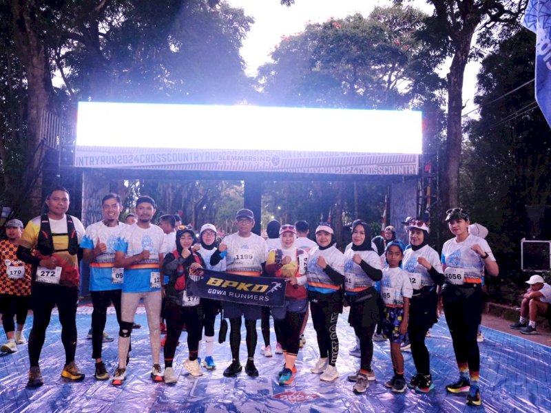 Wabup Gowa Lepas Seribu Peserta Cross Country Run 2024