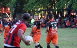 Laga Eksebisi Danny Pomanto Vs Prof Zudan Arif Tutup Turnamen Wali Kota Cup 2024 Makassar 