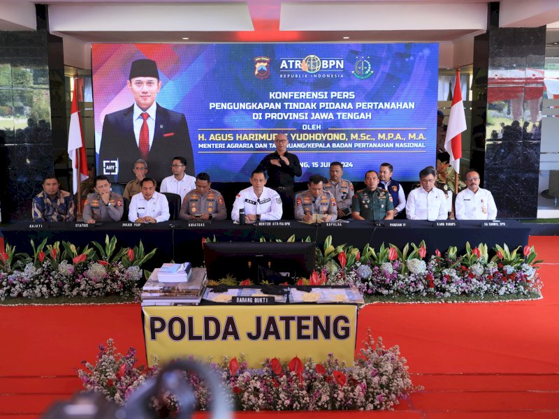 AHY Tegas Lawas Mafia Tanah di Grobogan dan Kota Semarang, Selamatkan Rp3,41 T