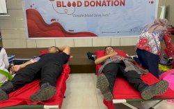 Brimob Bone Dukung Ketersediaan Stok Darah PMI Bone 