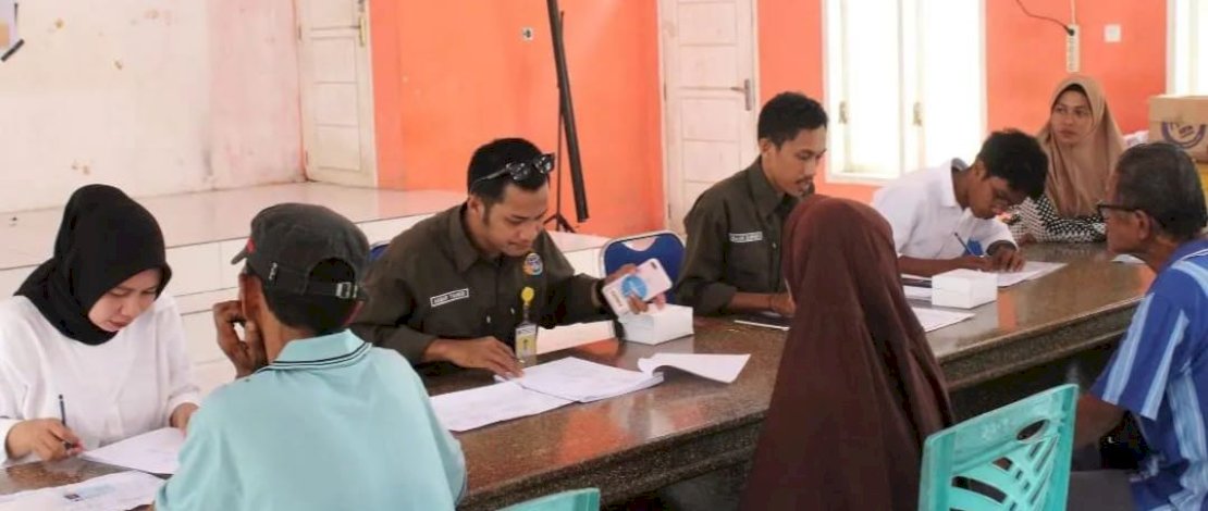 Kantor Pertanahan Kabupaten Banggai Laut melalui Seksi Penataan dan Pemberdayaan, melakukan pemetaan sosial di Desa Bentean dan Tolokibit.