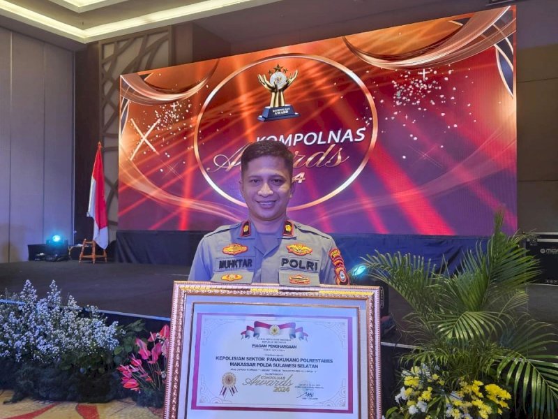 Polsek Panakukkang Makassar Raih Penghargaan di Kompolnas Awards 2024