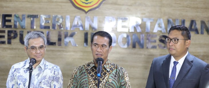 Hari Pertama Masuk Kerja, Wamentan Sudaryono Siap Dukung Penuh Swasembada