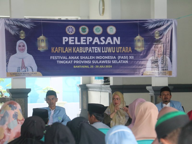 Bupati Luwu Utara Lepas 37 Peserta FASI XII ke Bantaeng