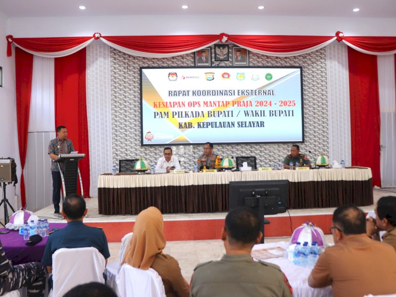 Pengamanan Pilkada Kepulauan Selayar, Operasi Mantap Praja Akan Digelar 243 Hari