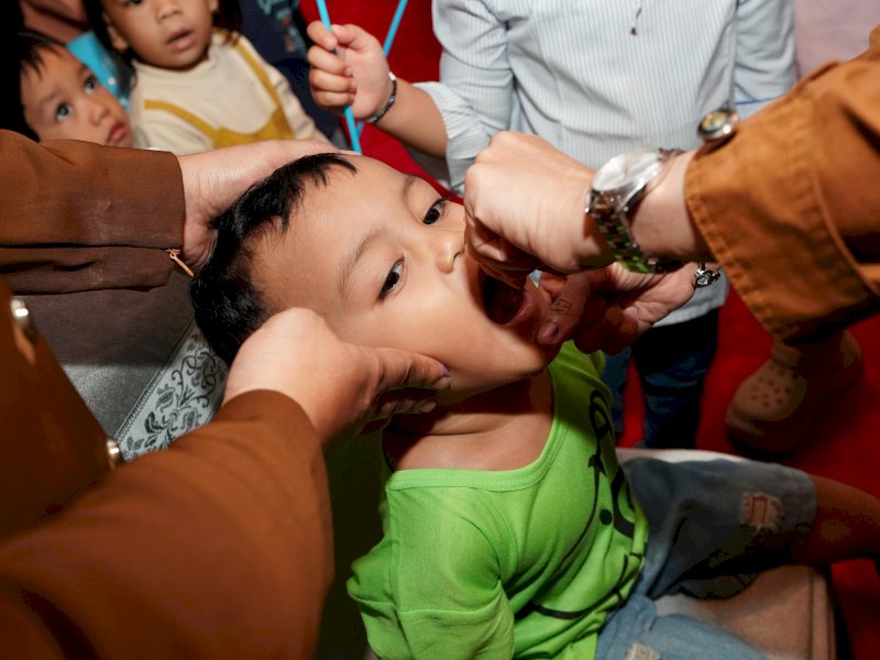 Pencanangan PIN Polio 2024, Sulsel Sasar 1,2 Juta Anak