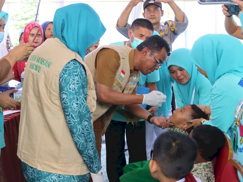 Pemkab Takalar Luncurkan Pekan Imunisasi Nasional dan Kampanye Merdeka Tuberkulosis 