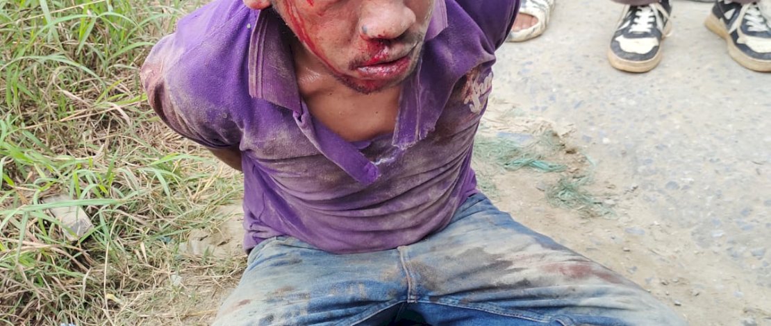 Pelaku pembunuhan terhadap driver taksi online di Kota Kendari, Sultra.(IST)