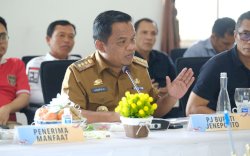Pj Bupati Jeneponto - Direktur Bendungan dan Danau Kementerian PUPR Bahas Perbaikan Jaringan Irigasi Induk Bendungan Karaloe