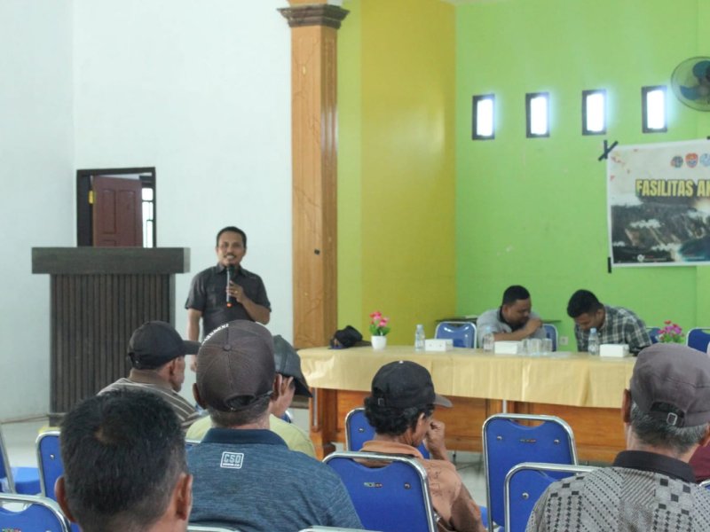 Kantor Pertanahan Banggai Laut Sosialisasi Pengembangan Usaha dan Fasilitasi Akses Pemasaran 