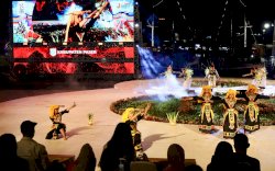 Totalitas! Kabupaten Paser Kaltim Persembahkan Dua Tarian Tradisional di Panggung Utama F8 Makassar