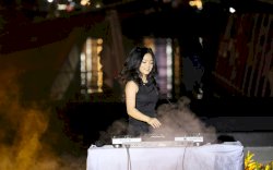 Dj Asal Makassar Maya Yulanda Tutup Kemeriahan Panggung Utama F8 Makassar di Malam Ketiga