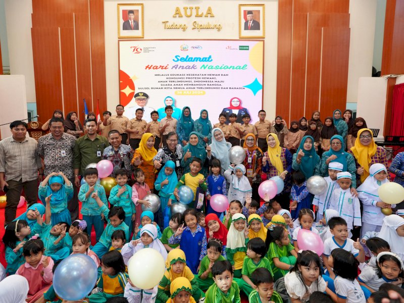 Ninuk Zudan Beri Apresiasi, OPD Lingkup Pemprov Sulsel Ramai-ramai Peringati Hari Anak Nasional
