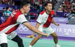 Ganda Putra Indonesia Fajar/Rian Melaju ke Perempat Final Olimpiade Paris 2024