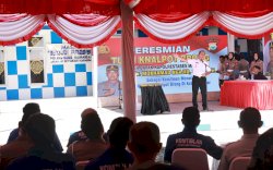 Danny Pomanto Resmikan Tugu Ikan Knalpot Brong di Fly Over