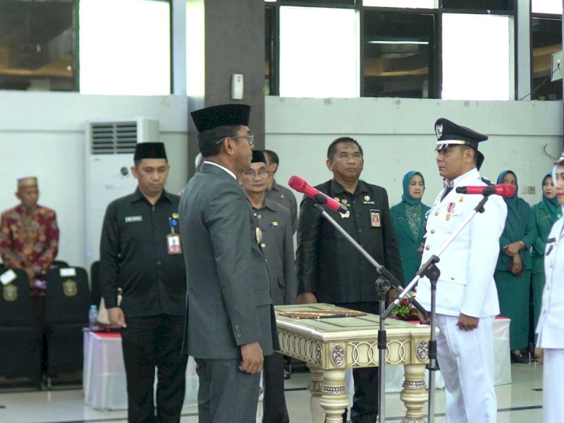 83 Kepala Desa dilantik dan Diambil Sumpah/Janji Perpanjangan Masa Jabatan oleh Pj. Bupati Takalar