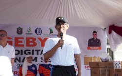 Pj. Bupati Takalar Buka Gebyar ASN Digital Qris Tahun 2024 dirangkaikan dengan Senam Bersama